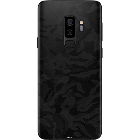Black Shadow Camo Galaxy S9 Plus Skin
