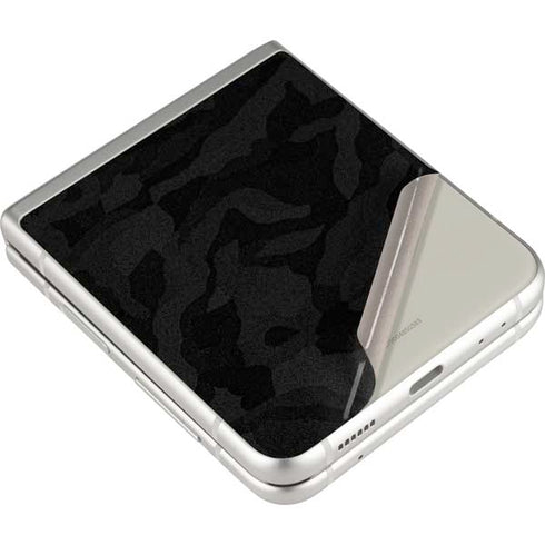Black Shadow Camo Galaxy Z Flip3 5G Skin