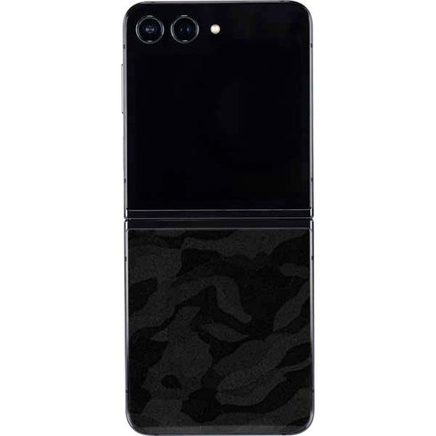 Black Shadow Camo Galaxy Z Flip5 5G Skin