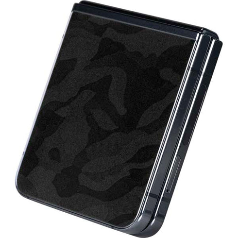 Black Shadow Camo Galaxy Z Flip5 5G Skin