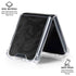 Black Shadow Camo Galaxy Z Flip6 Clear Case