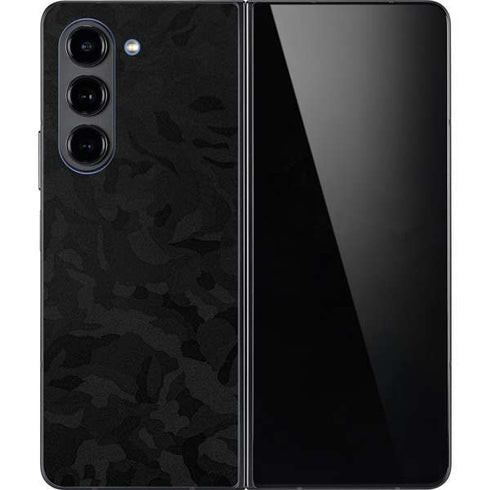 Black Shadow Camo Galaxy Z Fold5 5G Skin