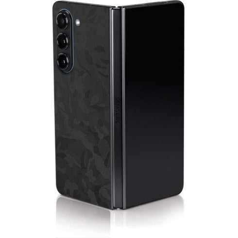 Black Shadow Camo Galaxy Z Fold5 5G Skin