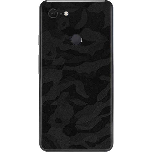 Black Shadow Camo Google Pixel 3 XL Skin