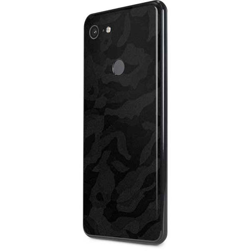 Black Shadow Camo Google Pixel 3 XL Skin