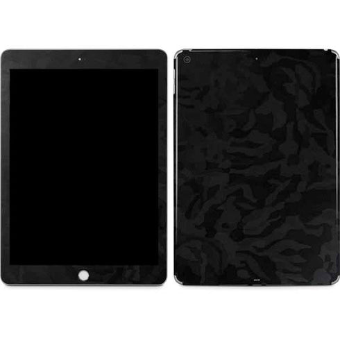 Black Shadow Camo Apple iPad Skin