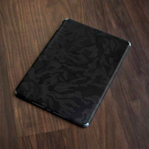 Black Shadow Camo Apple iPad Skin