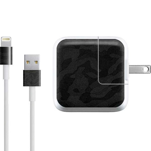 Black Shadow Camo iPad Charger (10W USB) Skin