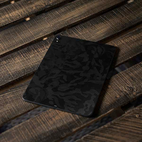 Black Shadow Camo Apple iPad Pro Skin