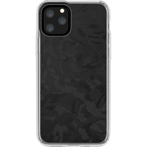 Black Shadow Camo iPhone 11 Pro Clear Case