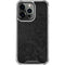 Black Shadow Camo iPhone 15 Pro Clear Case