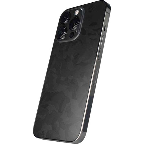Black Shadow Camo iPhone 15 Pro Max Skin