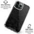 Black Shadow Camo iPhone 16 Pro Max Clear Case