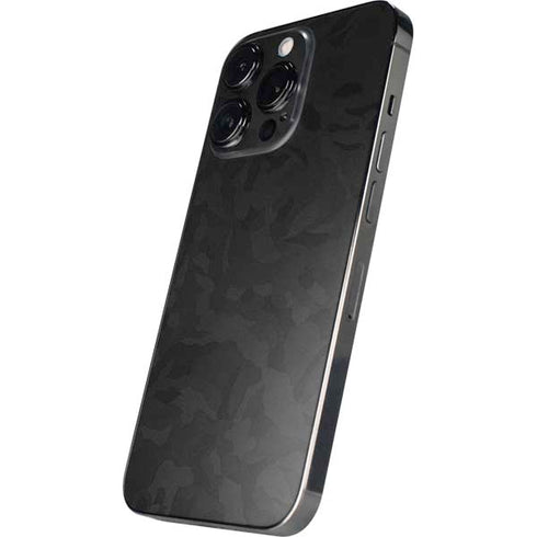 Black Shadow Camo iPhone 16 Pro Skin