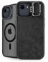 Black Shadow Camo iPhone 16e Kickstand Case