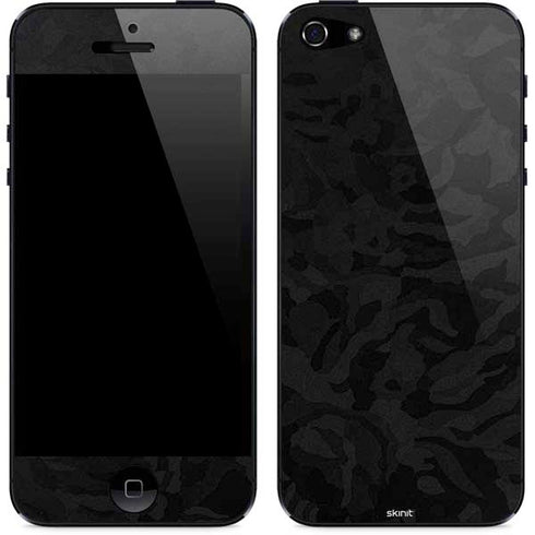 Black Shadow Camo iPhone 5/5s/5SE Skin