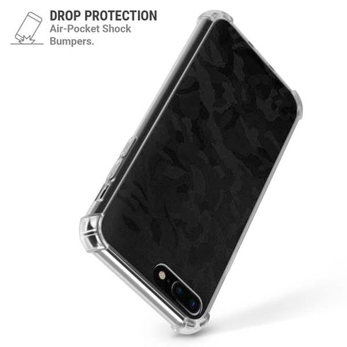 Black Shadow Camo iPhone 7/8 Plus Clear Case