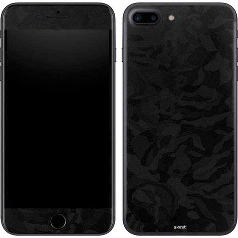 Black Shadow Camo iPhone 7 Plus Skin