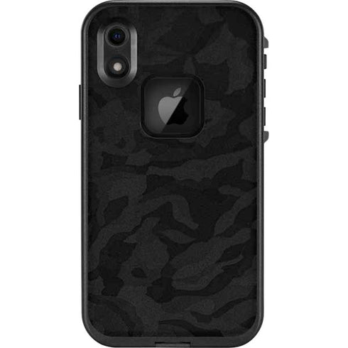 Black Shadow Camo LifeProof Fre iPhone Skin