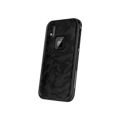 Black Shadow Camo LifeProof Fre iPhone Skin