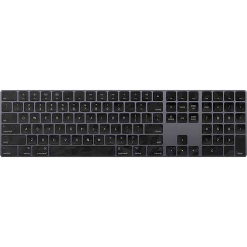 Black Shadow Camo Magic Keyboard with Numeric Keypad Skin