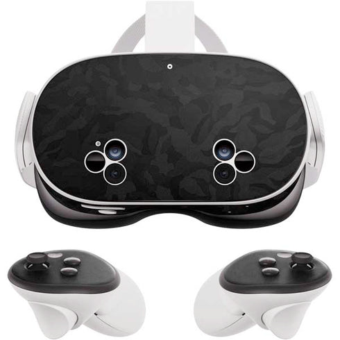 Black Shadow Camo Meta Quest 3S Skin