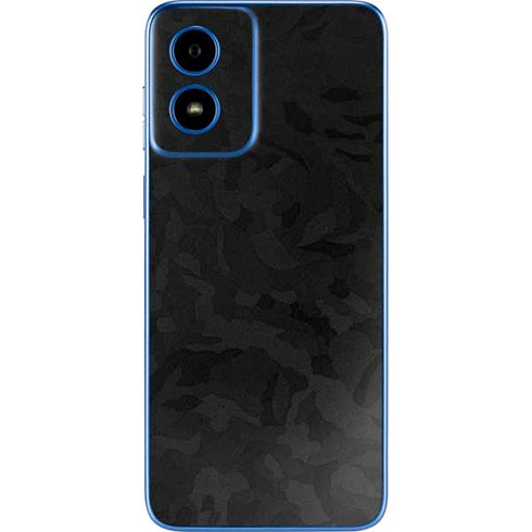 Black Shadow Camo Moto G Play 4G (2024) Skin