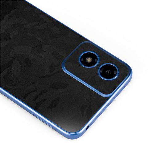 Black Shadow Camo Moto G Play 4G (2024) Skin