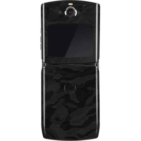 Black Shadow Camo Motorola RAZR Skin