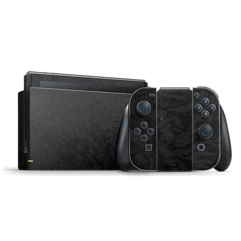 Black Shadow Camo Nintendo Switch Bundle Skin