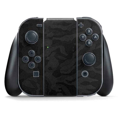 Black Shadow Camo Nintendo Skins