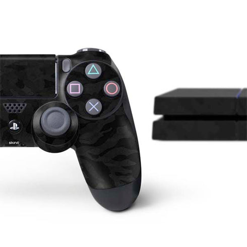 Black Shadow Camo PS4 Console and Controller Bundle Skin
