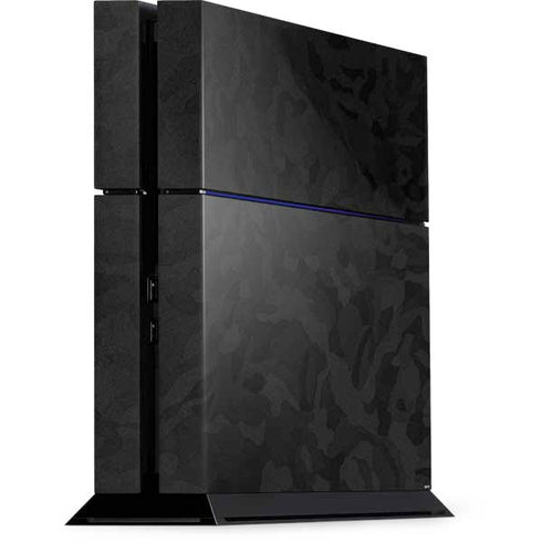 Black Shadow Camo PS4 Console Skin