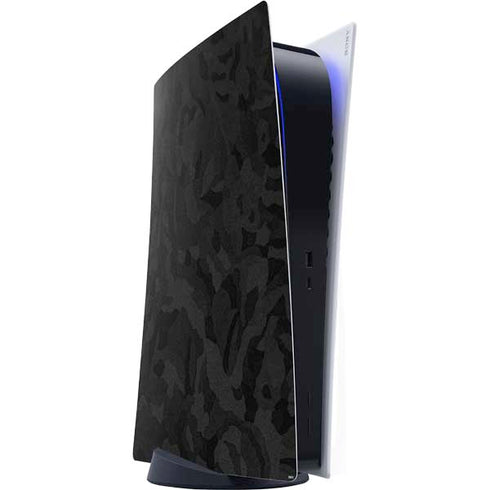 Black Shadow Camo PS5 Digital Edition Console Skin