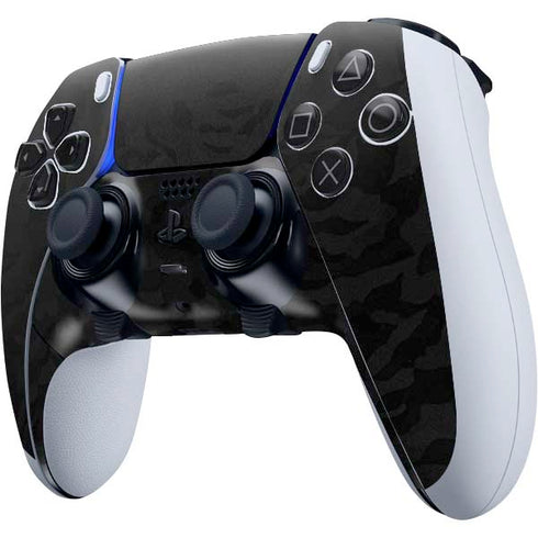 Black Shadow Camo PS5 DualSense Edge Pro Controller Skin