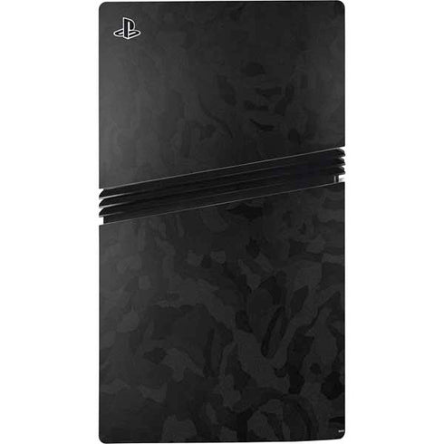 Black Shadow Camo PS5 Pro Disk Bundle Skin