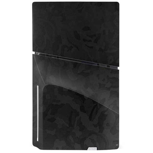 Black Shadow Camo PS5 Slim Disk Bundle Skin