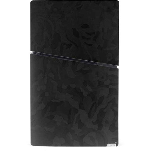Black Shadow Camo PS5 Slim Digital Edition Bundle Skin
