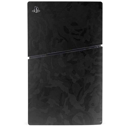 Black Shadow Camo PS5 Slim Digital Edition Console Skin