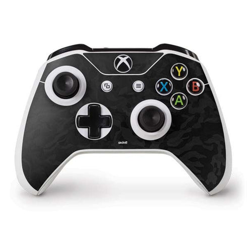 Black Shadow Camo Xbox One S Controller Skin