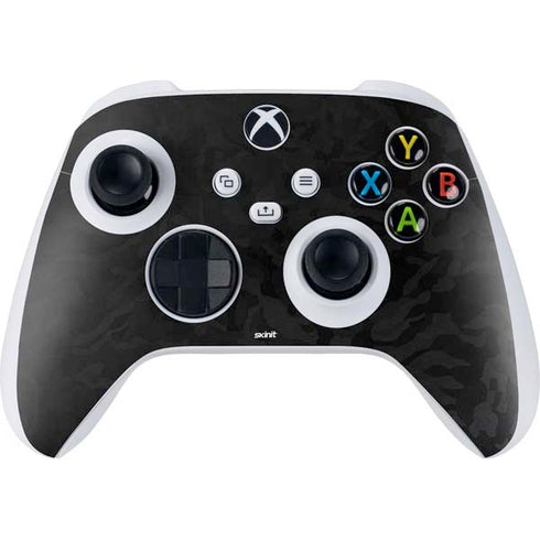 Black Shadow Camo Xbox Series S Controller Skin