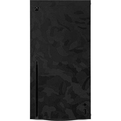 Black Shadow Camo Xbox Series X Console Skin