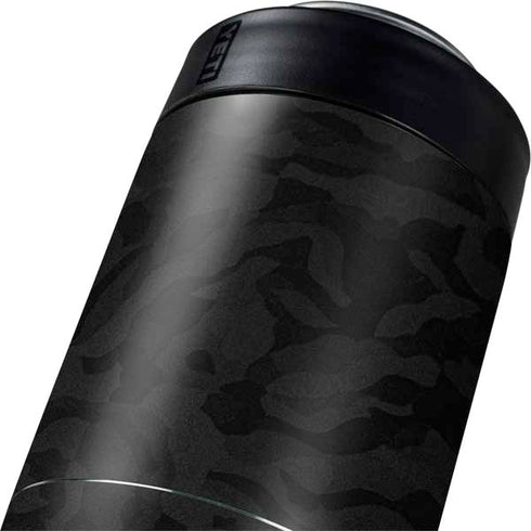 Black Shadow Camo Yeti Colster Can Insulator Skin