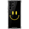 Black Happy Face Galaxy S22 Ultra Clear Case
