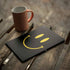 Black Happy Face iPad Skins