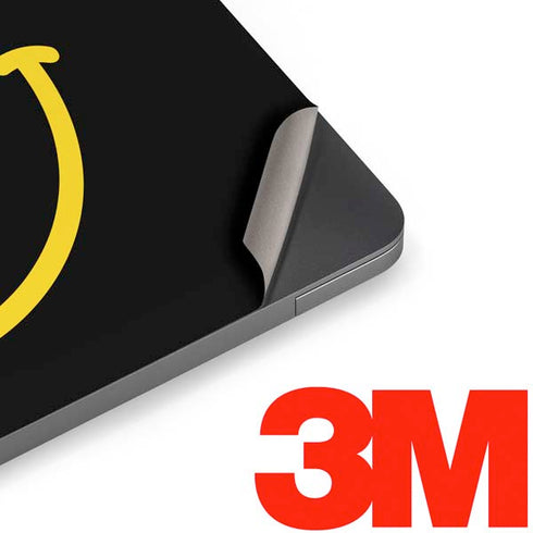 Black Happy Face Apple MacBook Air Skin