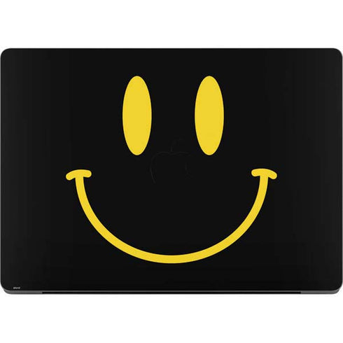 Black Happy Face Apple MacBook Pro 14-inch Skin