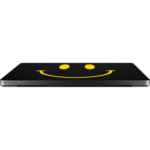 Black Happy Face Apple MacBook Pro 14-inch Skin