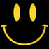 Black Happy Face MacBook Skins