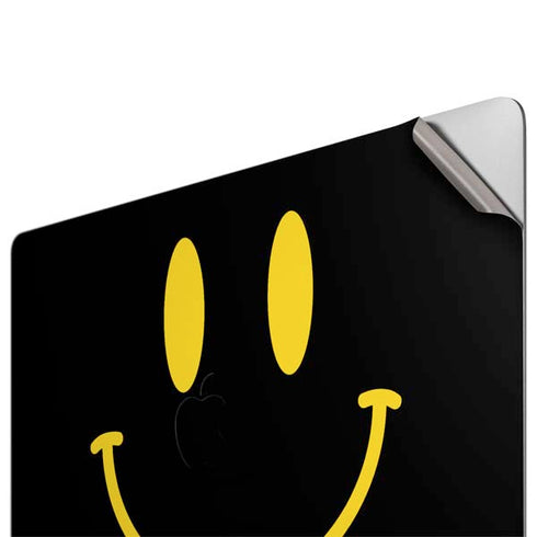 Black Happy Face Apple MacBook Pro 16-inch Skin